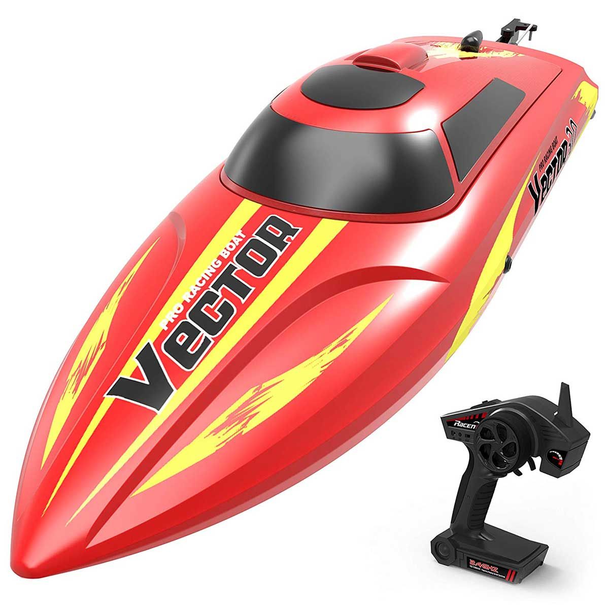 Ready To Run inc Bat+Charger Volantex RACENT VECTOR 30 RED Mini Racing Boat