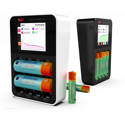 ISDT C4 8A Touch Screen Smart Battery Charger With USB Output
