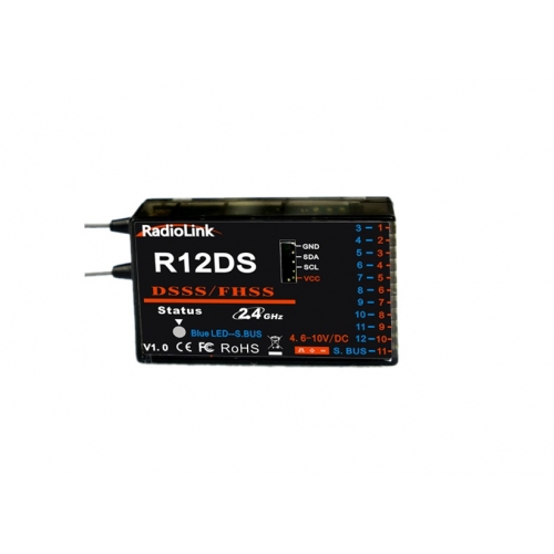 Radiolink R12DS 10-CH 2.4GHz DSSS & FHSS Receiver