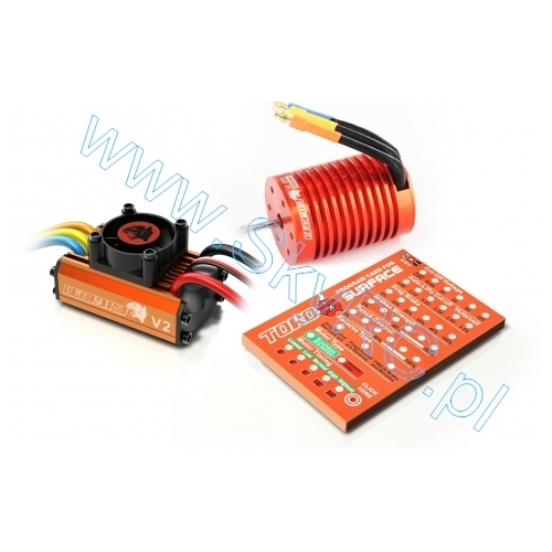 SkyRC Leopard 60A v2 + 12.0T 3300KV 1/10 Sensorless Combo