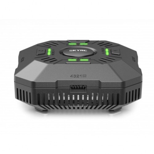 SKYRC E4Q 4×50W 4x5A DC 2-4S LED Smart Battery Balance Charger with XT60 Input 