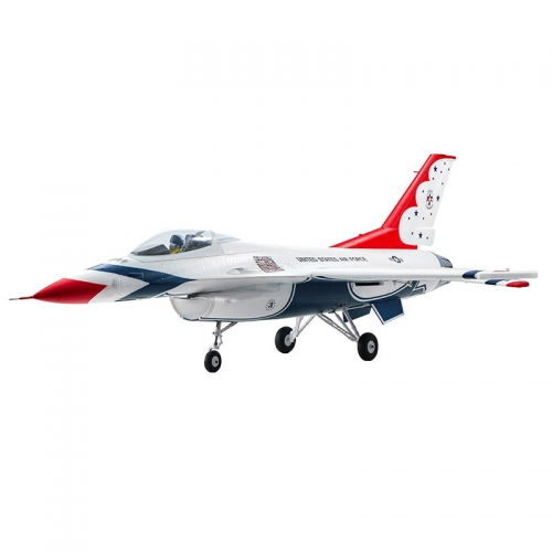 FMS EDF Jet 64mm F-16 Fighting Falcon PNP FMS146PBT - Thunderbird Blue
