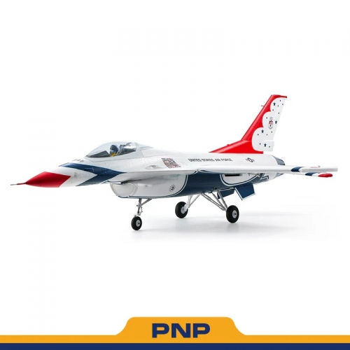 FMS EDF Jet 64mm F-16 Fighting Falcon PNP FMS146PBT - Thunderbird Blue
