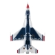 FMS EDF Jet 64mm F-16 Fighting Falcon PNP FMS146PBT - Thunderbird Blue