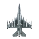 FMS EDF Jet 64mm F-16 Fighting Falcon PNP FMS146PGY - Battlefield Gray