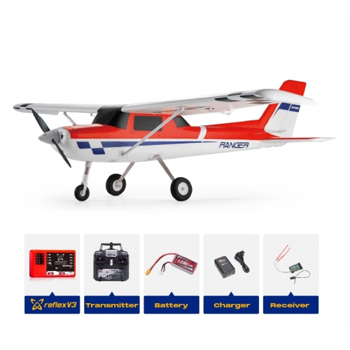 FMS 1220mm Ranger EP V2 With Reflex V3 RTF - Red FMS147RRD