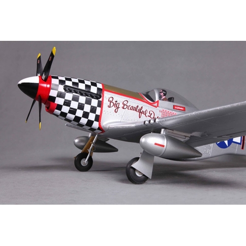 FMS Mustang P-51D (V2) BIG BEAUTIFUL DOL 800MM PNP + Gyro FMS REFLEX