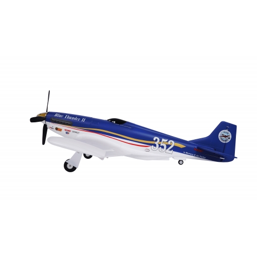 FMS Mustang P-51D Blue Thunder V2 1100MM PNP + Gyro FMS REFLEX 