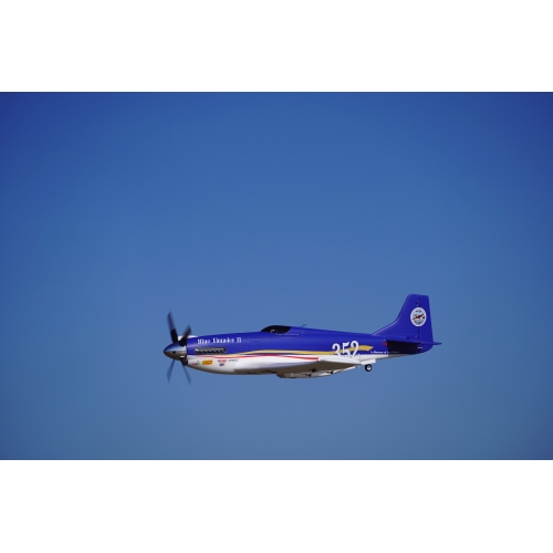 FMS Mustang P-51D Blue Thunder V2 1100MM PNP + Gyro FMS REFLEX 