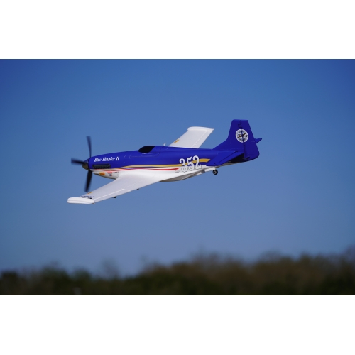 FMS Mustang P-51D Blue Thunder V2 1100MM PNP + Gyro FMS REFLEX 