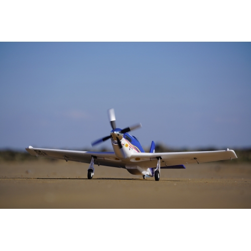 FMS Mustang P-51D Blue Thunder V2 1100MM PNP + Gyro FMS REFLEX 
