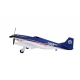 FMS Mustang P-51D Blue Thunder V2 1100MM PNP + Gyro FMS REFLEX 