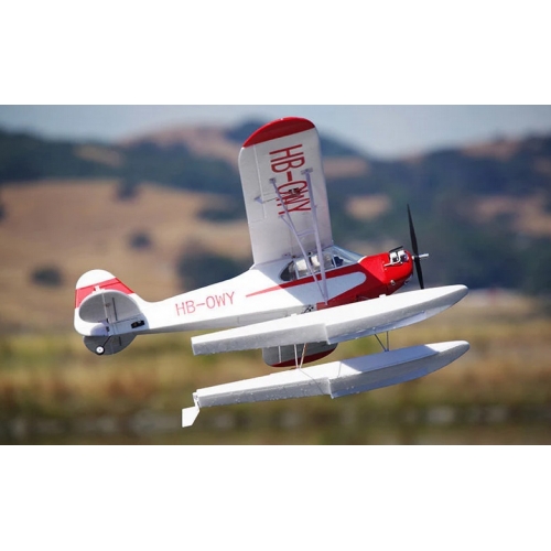 FMS Piper J3 Cub V4 1400mm PNP + Floats & Reflex V2