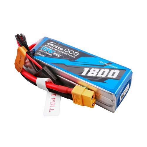 Gens ace G-Tech 1800mAh 11.1V 45C 3S1P Lipo Battery Pack