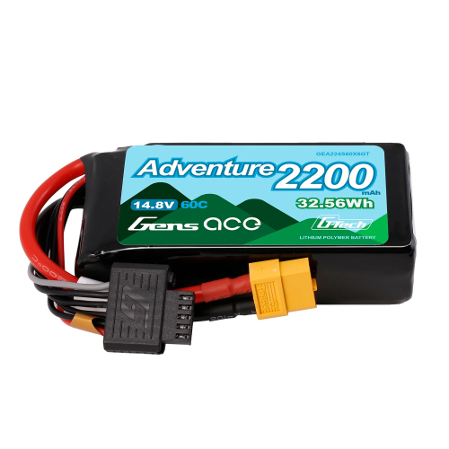 Gens ace Adventure G-Tech LiPo 2200mAh 4S 14.8V 60C XT60