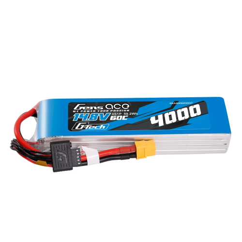 Gens ace G-Tech LiPo 4000mAh 14.8V 60C XT60