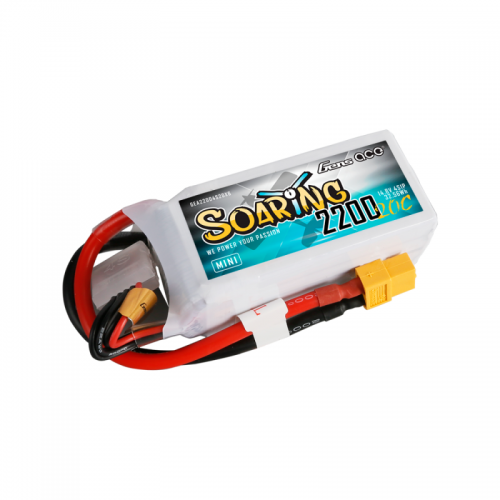 Gens ace Soaring Mini 2200mAh 14.8V 20C 4S1P Lipo Battery Pack