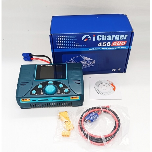 iCharger 458 DUO Dual Channel Charger 2200W 45A LiPo 2x8S