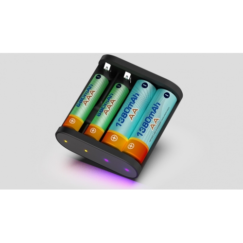 ISDT A4 10W 1.5A DC Smart Battery Charger for 10500 12500 AA AAA Battery