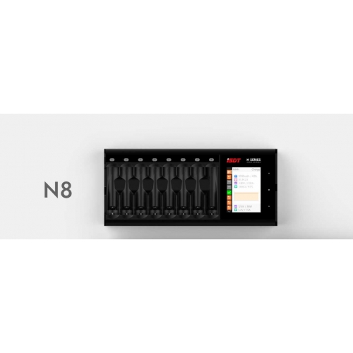 ISDT N8 18W 1.5A 8 Slots LCD AA/AAA Battery Quick Charger