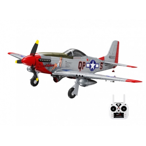 Mo-Fly Mustang P-51D 685mm with gyro RTF - Brushless