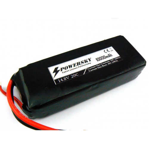 PowerSky LiPo 14.8V 10000mAh 4S 20C