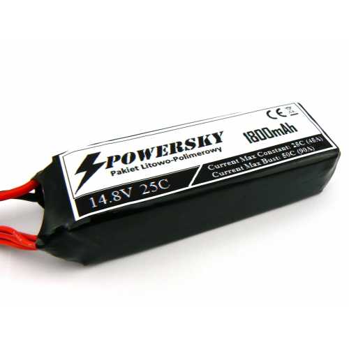 PowerSky LiPo 14.8V 1800mAh 4S 25C