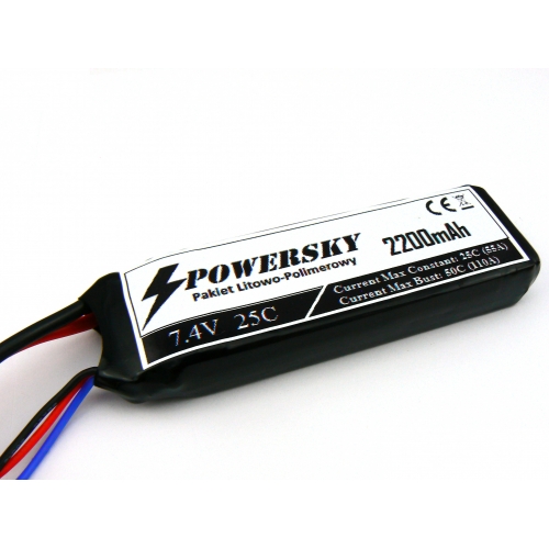 PowerSky LiPo 7.4V 2200mAh 2S 25C