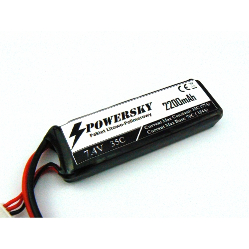 PowerSky LiPo 7.4V 2200mAh 2S 35C