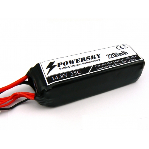 PowerSky LiPo 14.8V 2200mAh 4S 25C