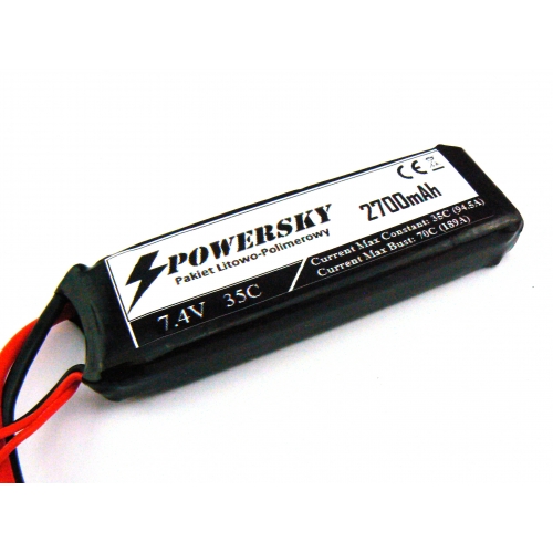 PowerSky LiPo 7.4V 2700mAh 2S 35C