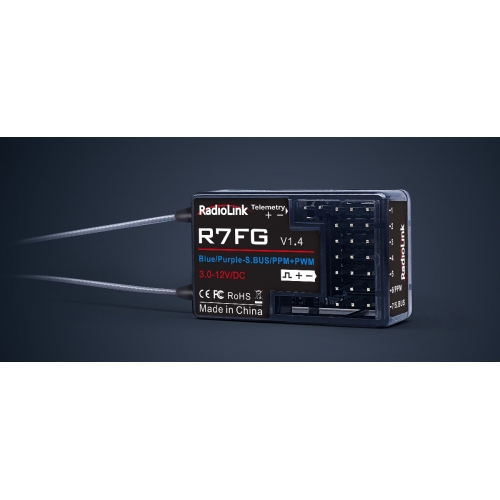 RadioLink R7FG 2.4G 7-ch receiver with gyro