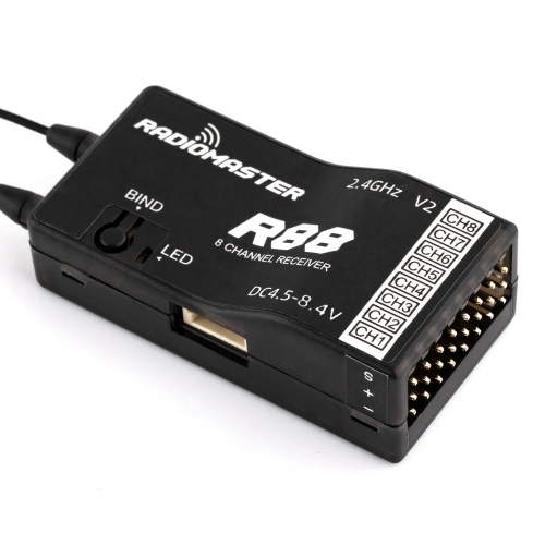 RadioMaster Receiver R88 V2 2.4 GHz LBT
