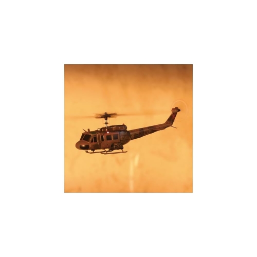 RC Era Helicopter C032 UH-1 Huey 2.4G 6CH witch 6CH Gyro Stabilized Aircraft With Altitude Hold Sacle 1:48 - RTF - Camouflage Weathered