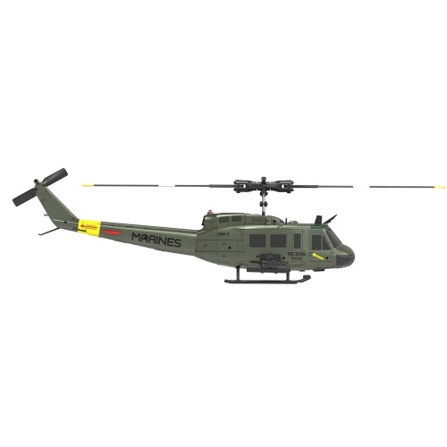 RC Era Helicopter C032 UH-1 Huey 2.4G 6CH witch 6CH Gyro Stabilized Aircraft With Altitude Hold Sacle 1:48 - RTF - Green