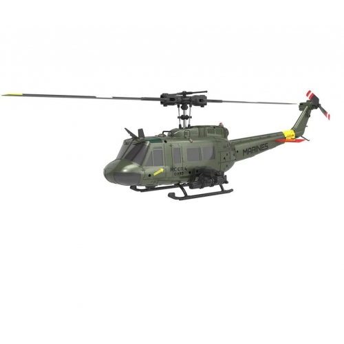 RC Era Helicopter C032 UH-1 Huey 2.4G 6CH witch 6CH Gyro Stabilized Aircraft With Altitude Hold Sacle 1:48 - RTF - Green