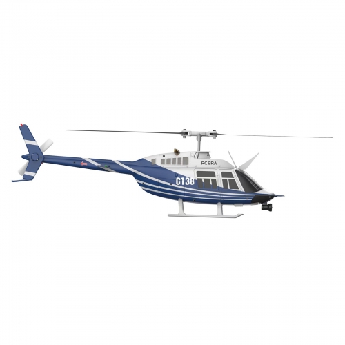 RC Era Helicopter C138 Bell 206 2.4G 6CH with Gyro Stabilized and optical flow - Blue
