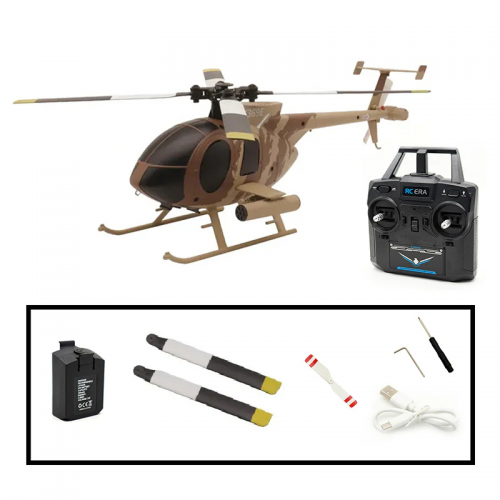 RC Era Helicopter C184 MD500 2.4G 4CH with gyro - Sand Yellow