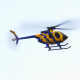 RC Era Helicopter C184 MD500 2.4G 4CH with gyro - Yellow & Blue
