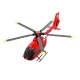 RC Era Helicopter C190 H145 1:30 2.4G 6CH with gyro - Red-white
