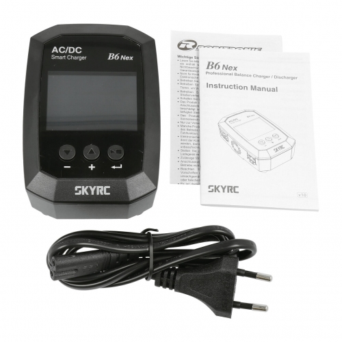 SkyRC B6 Nex Charger 1-6S LiPo/LiFe/Lilon/LiHV AC 50W / DC 200W 10A