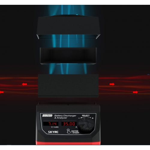 SkyRC BD250 Battery Discharger & Analyser For LiPo LiFe LiHV NiCd NiMH Pb Battery 250W / 35A