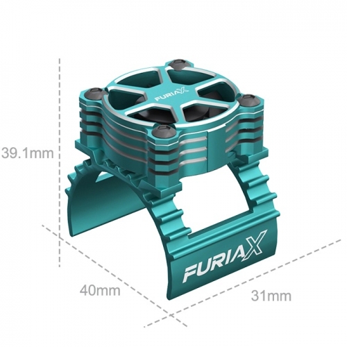 SkyRC FuriaX CoolSink Pro 1/10 Motor Fan Kit Green