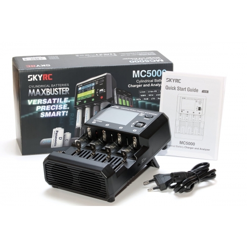 SkyRC MC5000 Charger / Cell Analyzer Lilo, LiHV, LiFe, NiMH, NiCd, eneloop, NiZn, RAM, LTO, Na-ion