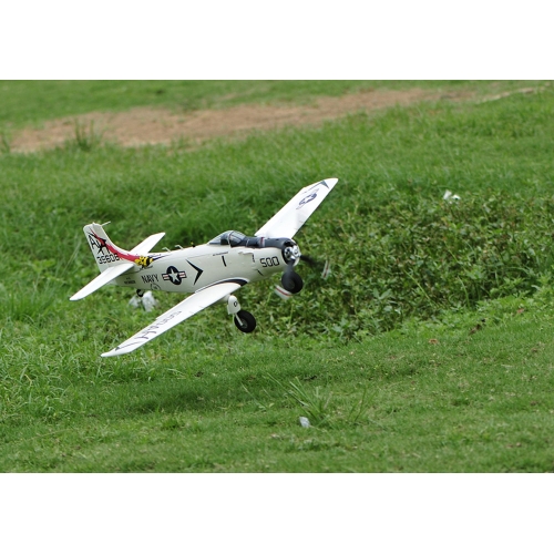 TOP RC Hobby Plane A1 Sky Raider 800MM PNP - White plane