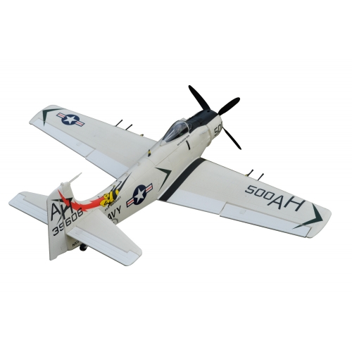 TOP RC Hobby Plane A1 Sky Raider 800MM PNP - White plane