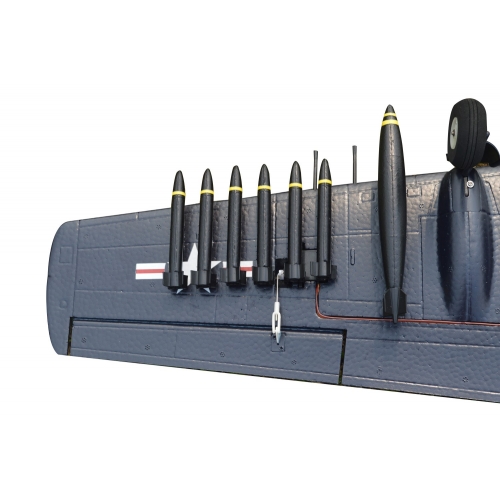 TOP RC Hobby Plane A1 Sky Raider 800MM PNP - Blue airplane - top026B