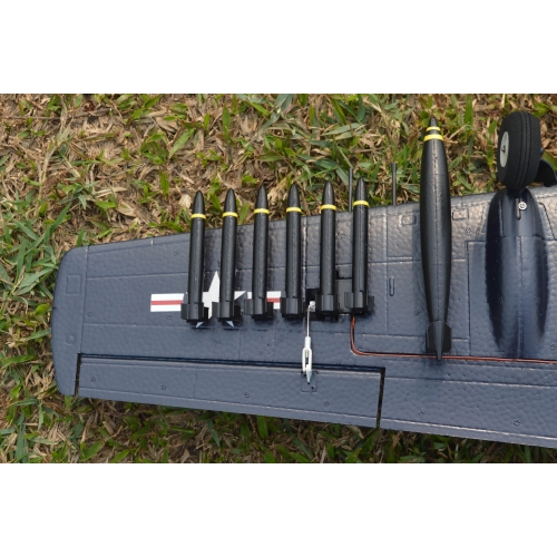 TOP RC Hobby Plane A1 Sky Raider 800MM PNP - Blue airplane - top026B