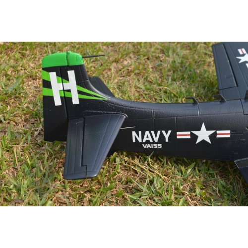 TOP RC Hobby Plane A1 Sky Raider 800MM PNP - Blue airplane - top026B