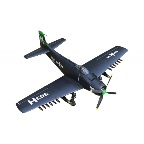 TOP RC Hobby Plane A1 Sky Raider 800MM PNP - Blue airplane - top026B